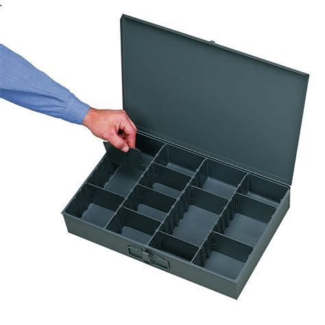 durham steel scoop compartment box|compartment organizer box.